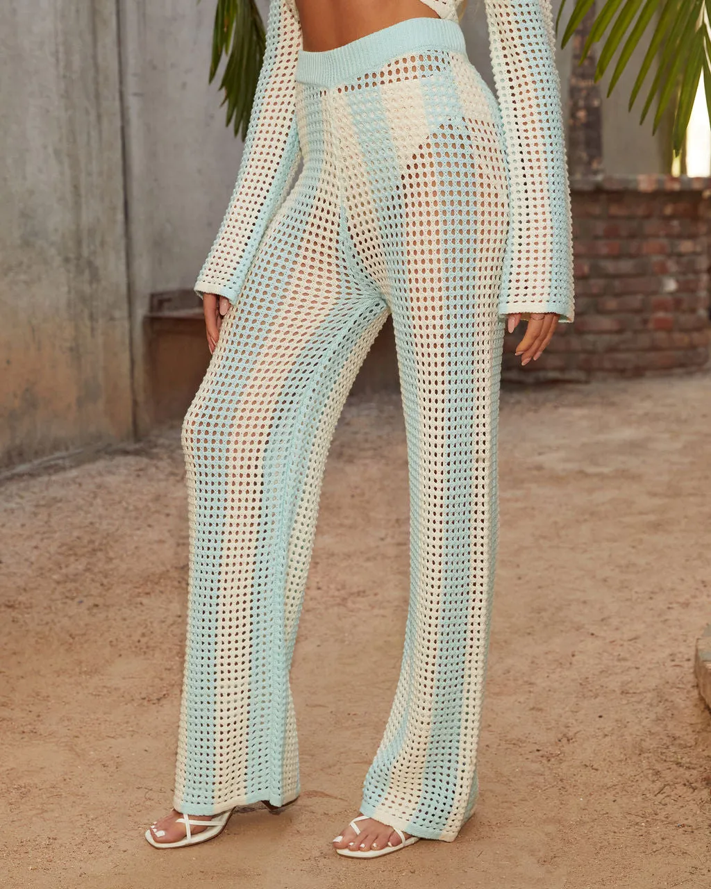 Seychelles Crochet Striped Coverup Flare Pants sold by Vici product image thumbnail 3