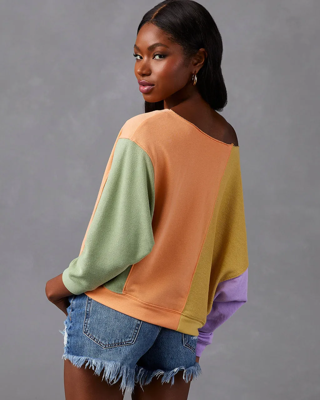 Brendel Colorblock Pullover Sweater sold by Vici product image thumbnail 2