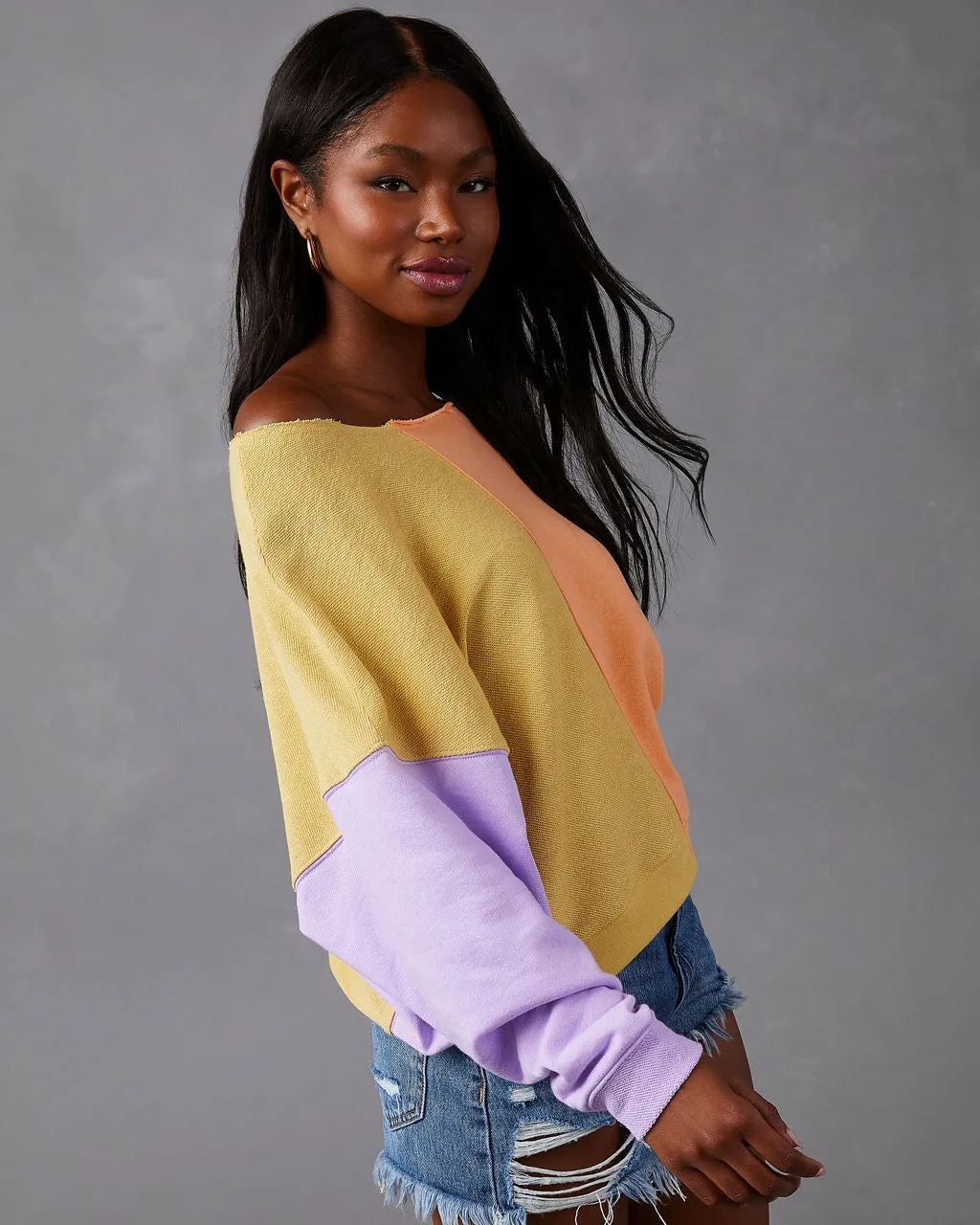 Brendel Colorblock Pullover Sweater sold by Vici product image thumbnail 4
