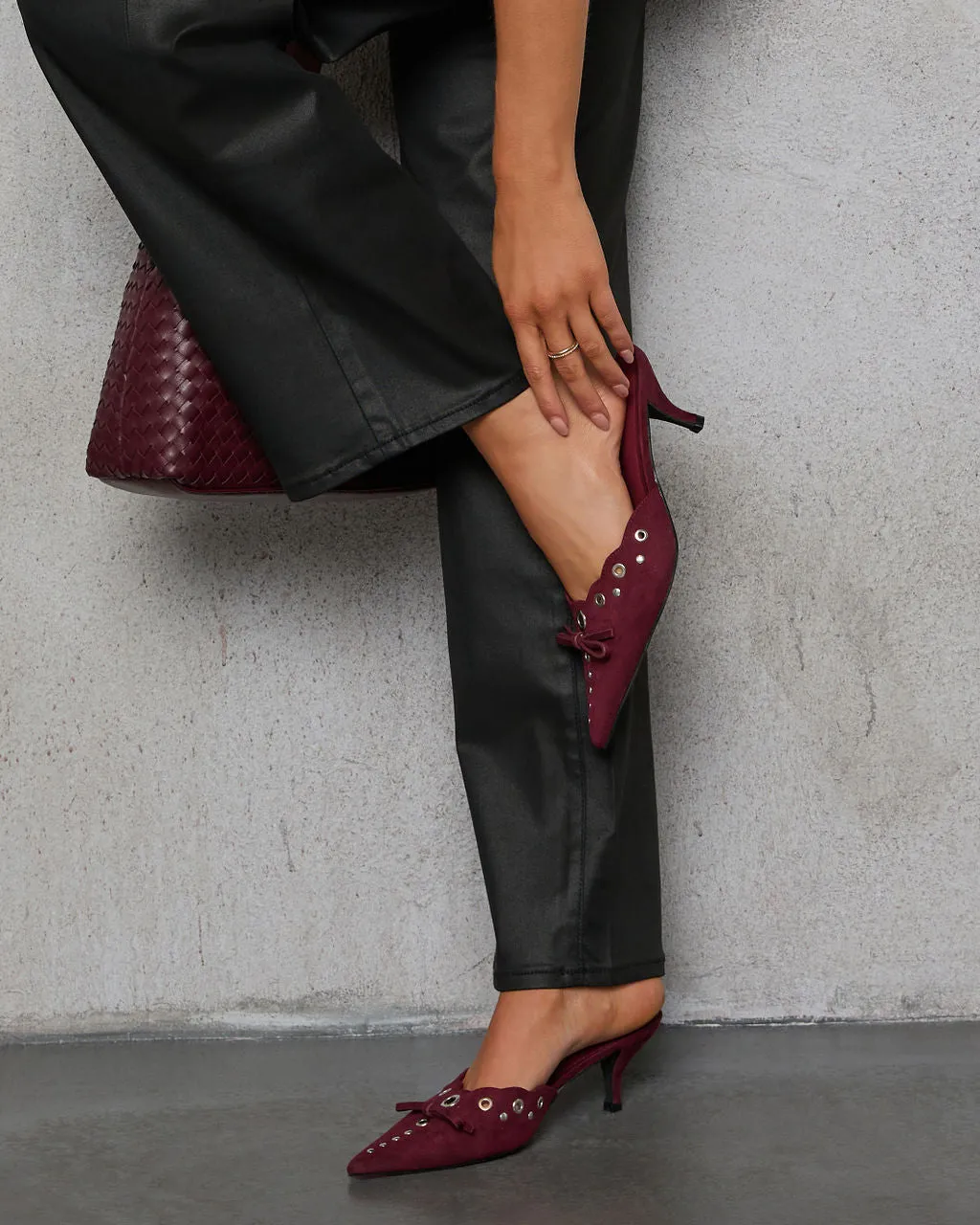 Maven Grommet Hole Pointed Toe Mule sold by Vici product image thumbnail 5