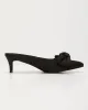 Dainty Little Number Satin Knot Mule sold by Vici