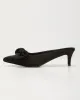 Dainty Little Number Satin Knot Mule sold by Vici