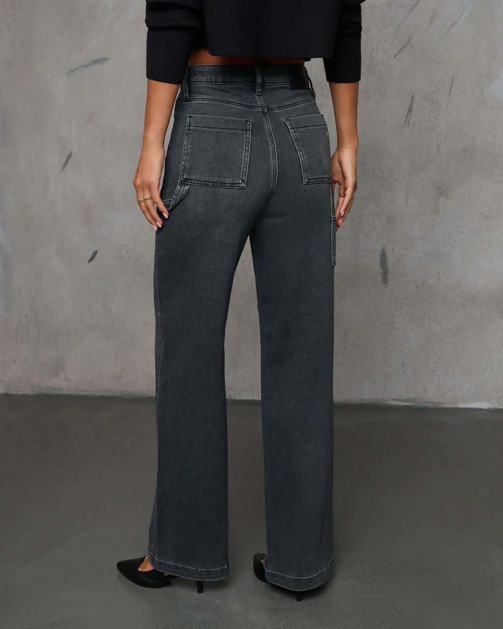 Fit Me In High Rise Carpenter Jeans sold by Vici product image thumbnail 4