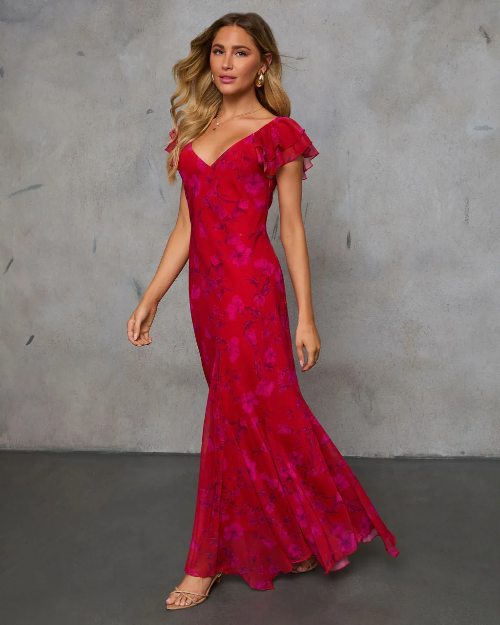 One And Only Floral Maxi Dress sold by Vici product image thumbnail 3