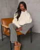 Taylah High Rise Wide Leg Pants sold by Vici