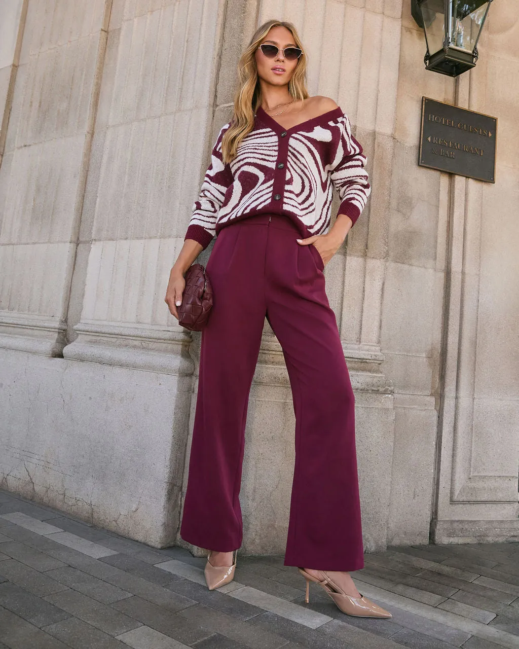 Cooler Daze Abstract Button Down Cardigan sold by Vici product image thumbnail 2