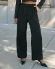 Cloud Chaser High Rise Straight Leg Trouser sold by Vici