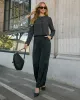 Cloud Chaser High Rise Straight Leg Trouser sold by Vici