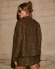Cayli Leather Moto Jacket sold by Vici