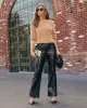 Hilarie High Waisted Leather Pants sold by Vici