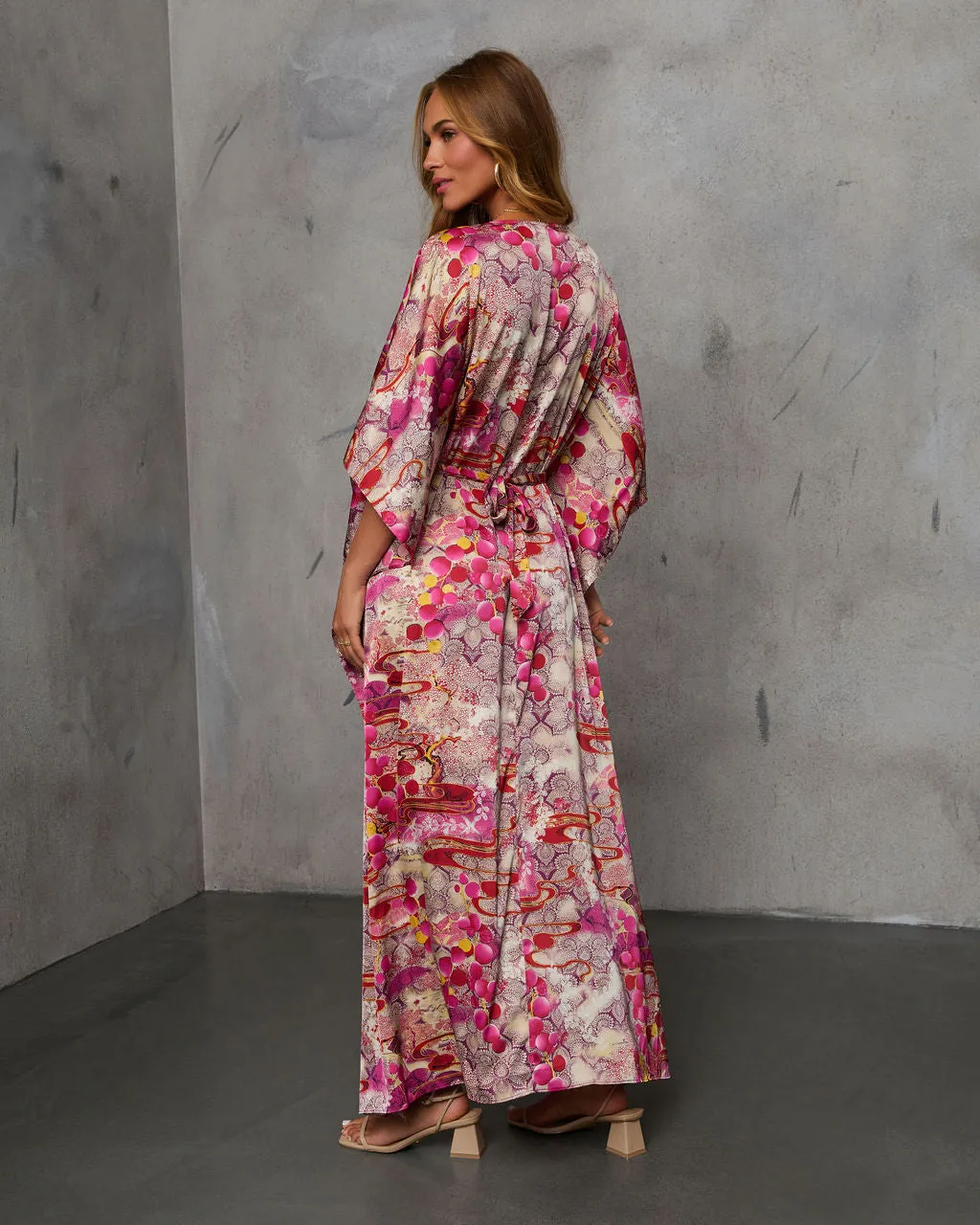 Darling Daisy Kimono Maxi Dress sold by Vici product image thumbnail 4