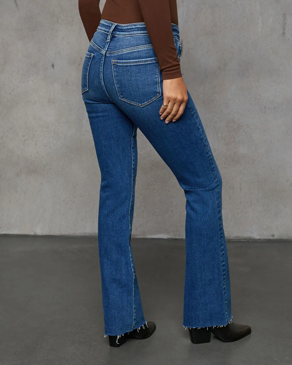 Nicolete Mid Rise Bootcut Jeans sold by Vici product image thumbnail 4