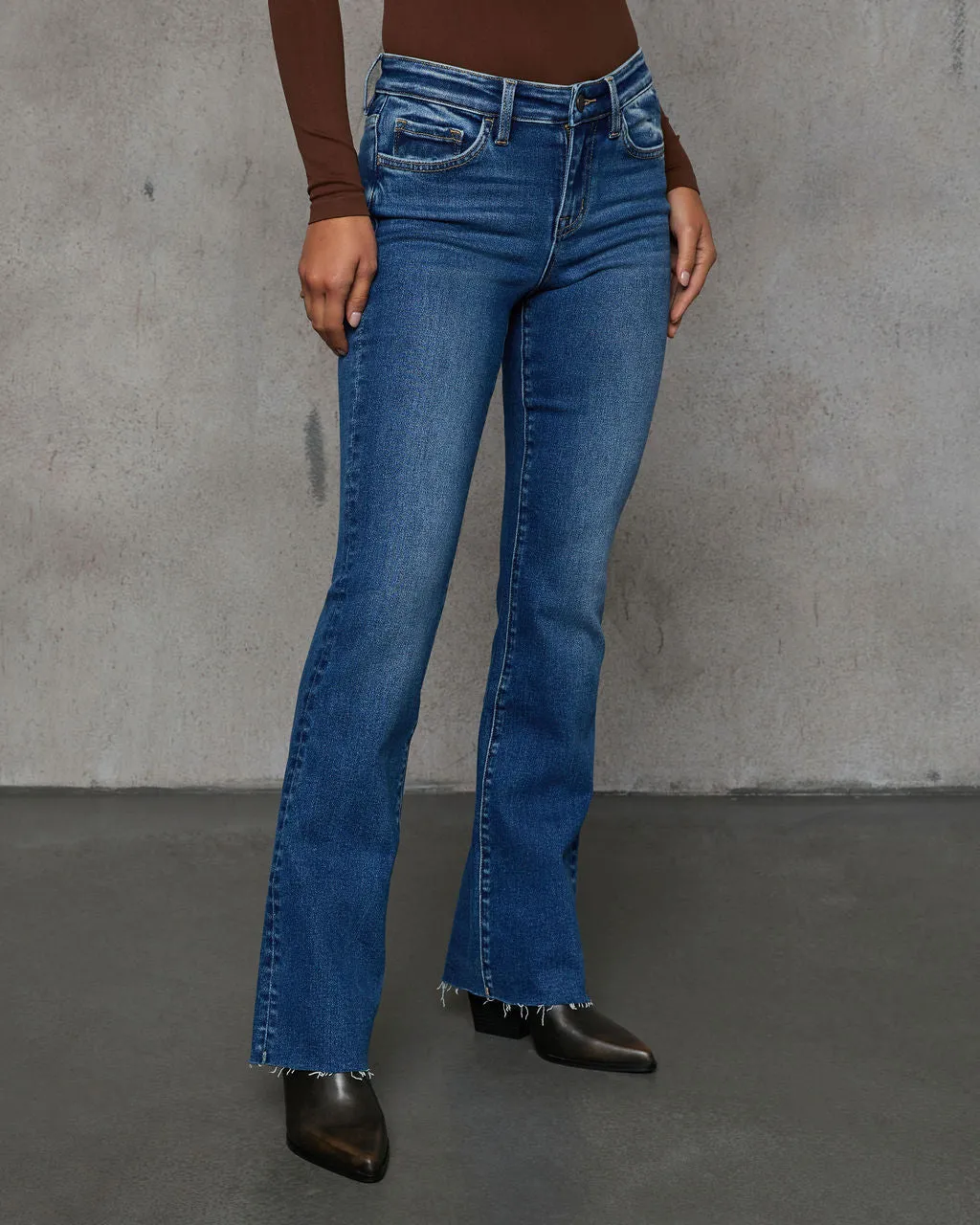 Nicolete Mid Rise Bootcut Jeans sold by Vici product image thumbnail 3