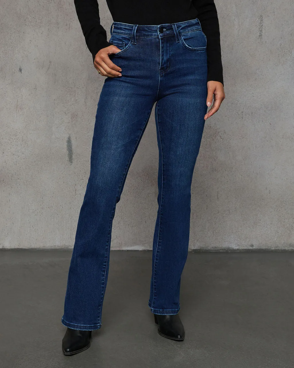 Dorina Super Stretch High Rise Flare Jeans sold by Vici product image thumbnail 2