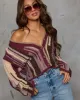 Express Yourself Abstract Knit Cardigan sold by Vici