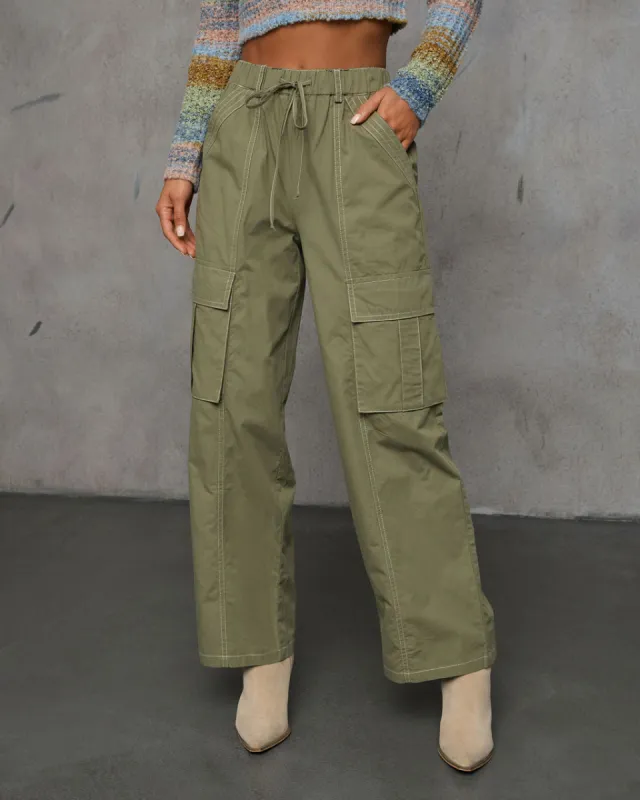 Dannie Straight Leg Cargo Pant sold by Vici