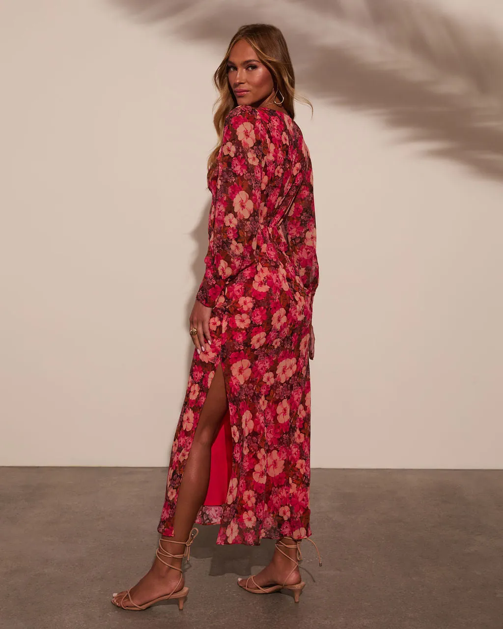 Kathrynn Floral Print Maxi Dress sold by Vici product image thumbnail 4