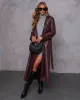 Sylva Long Faux Leather Trench Coat sold by Vici
