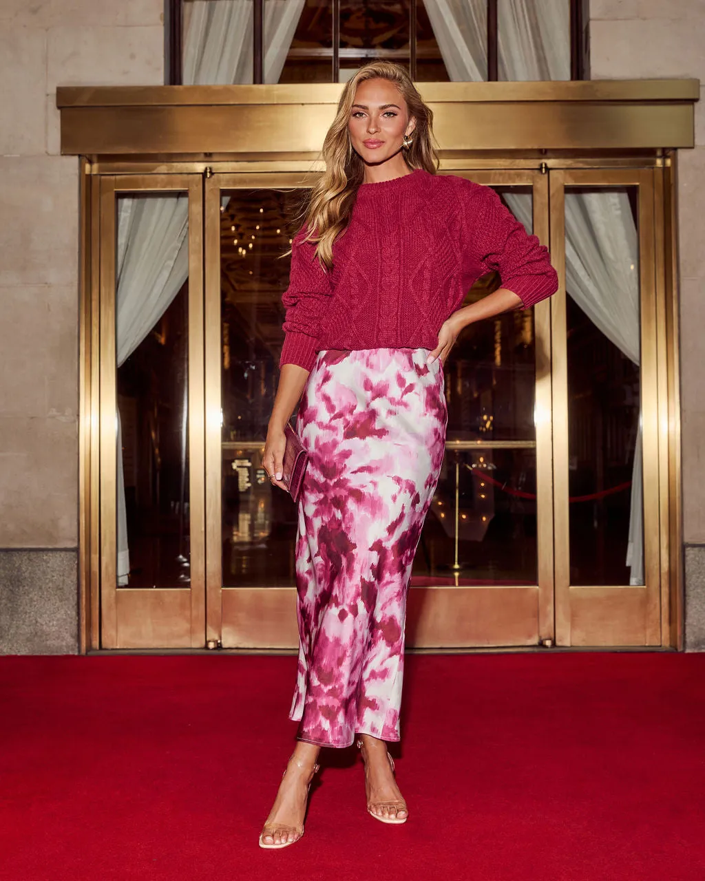 Warming Up Cable Knit Sweater sold by Vici product image thumbnail 2