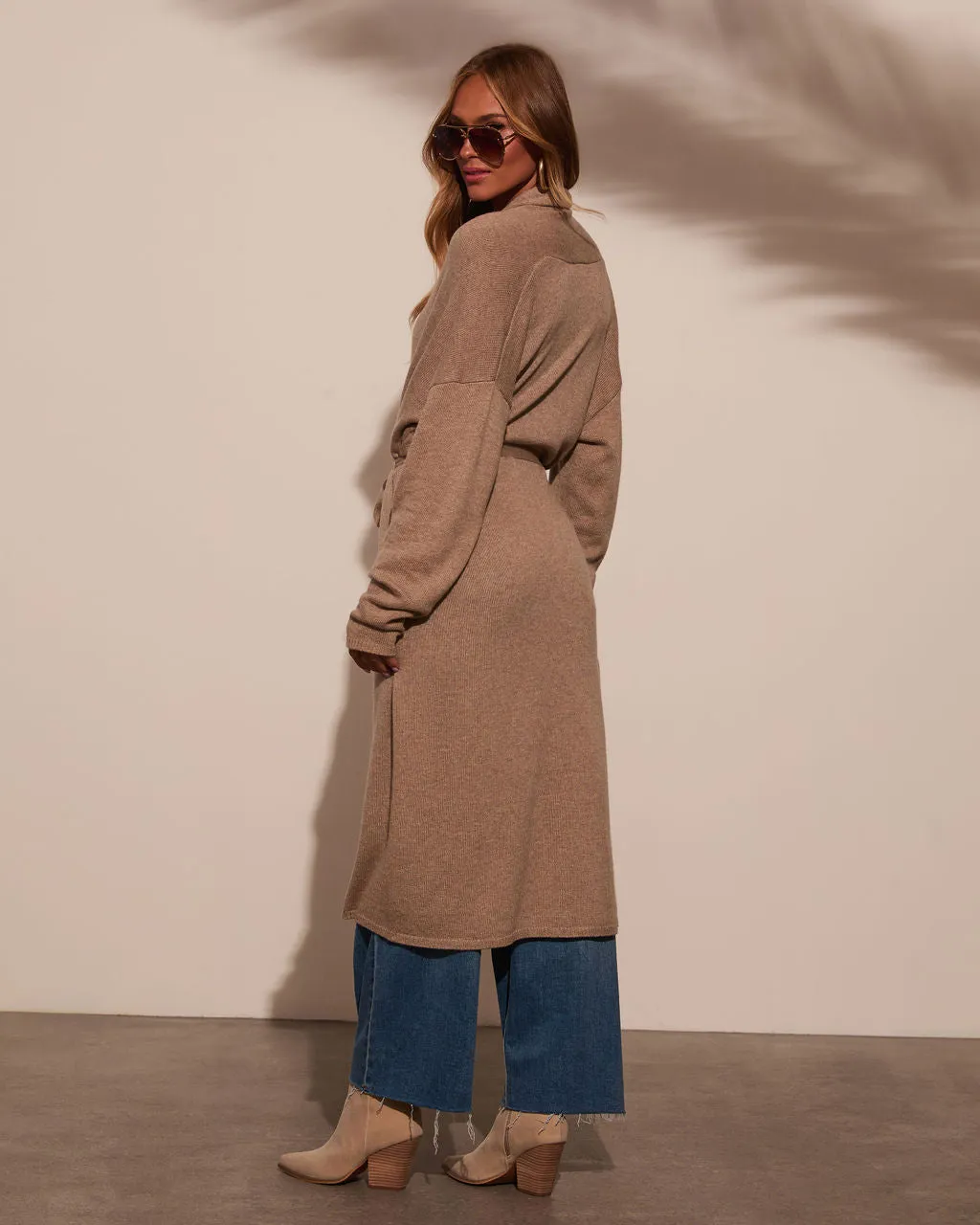 By My Side Cashmere Blend Duster Cardigan sold by Vici product image thumbnail 4