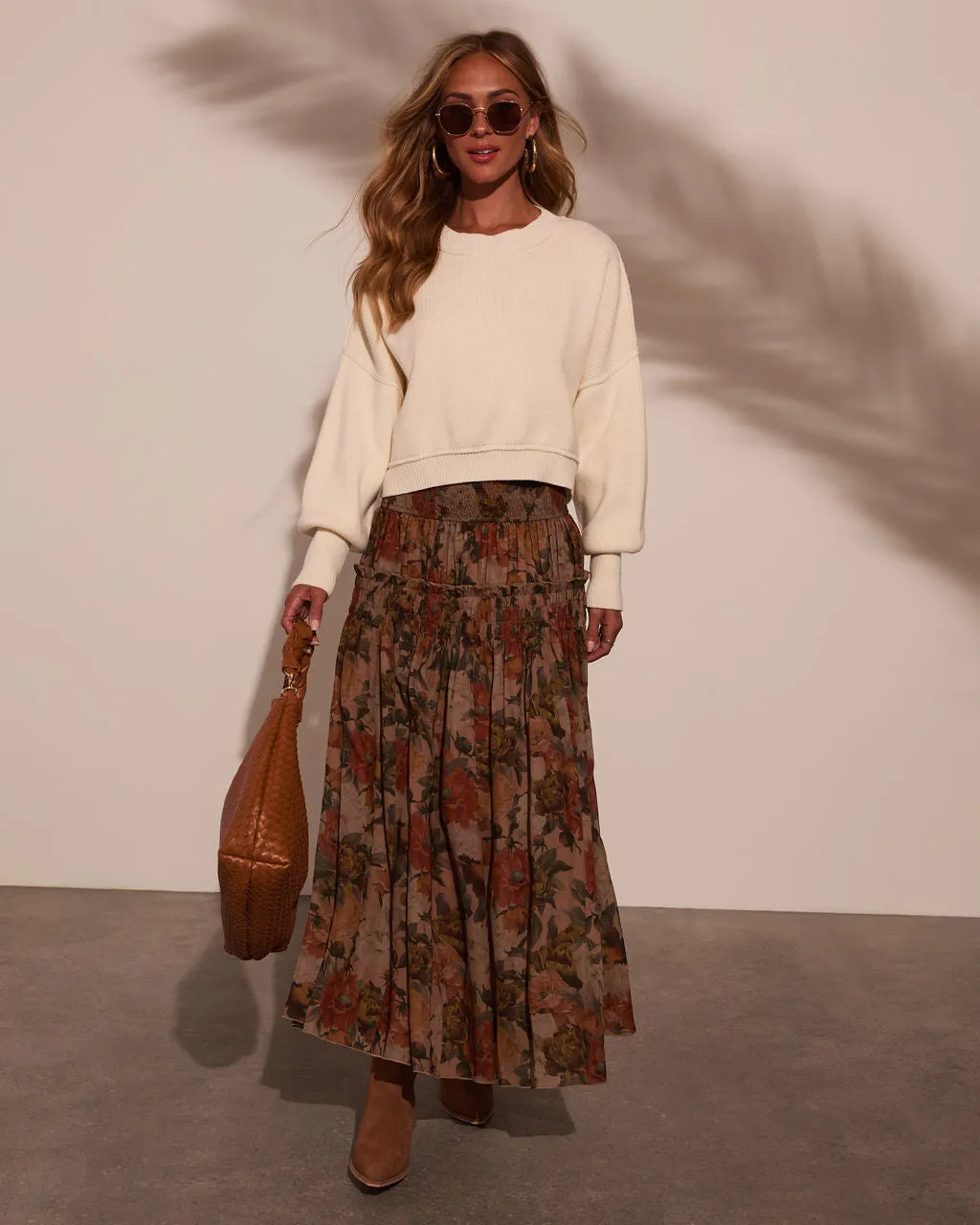 Morning Call Printed Maxi Skirt sold by Vici product image thumbnail 2