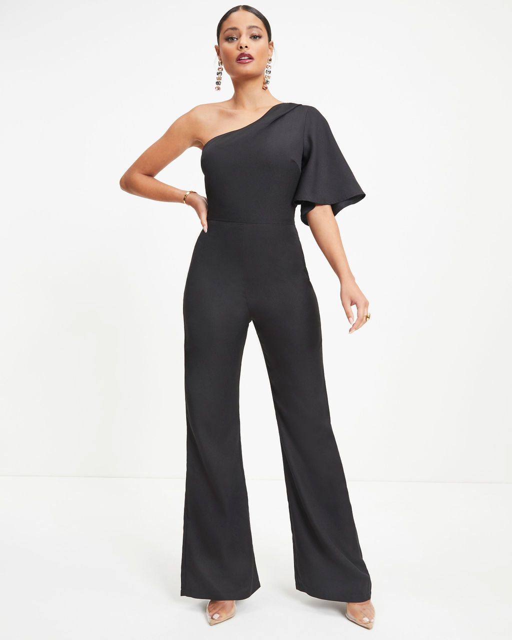 Iconic Lady One Shoulder Jumpsuit sold by Vici product image thumbnail 3