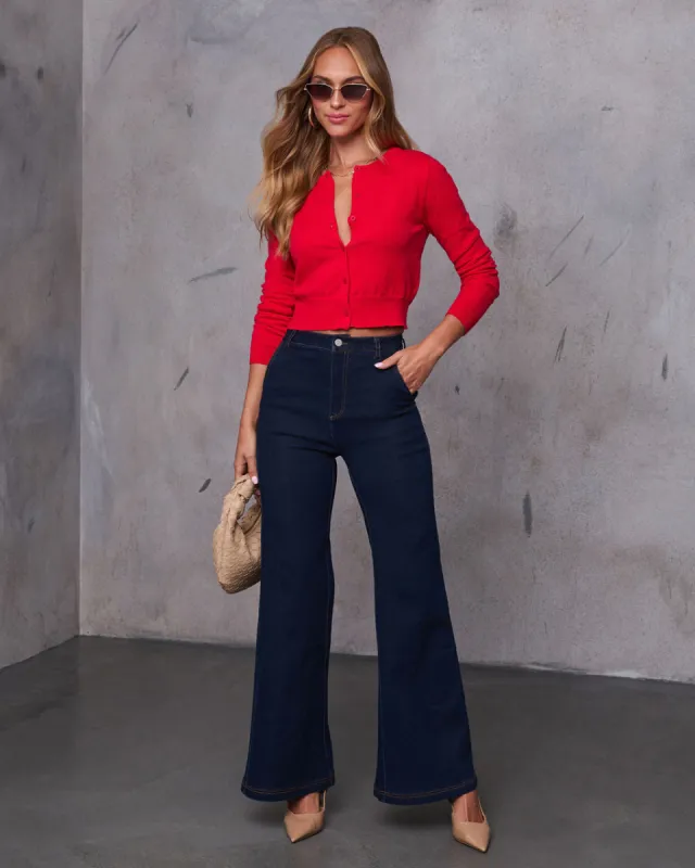 Kembella Crew Neck Cardigan sold by Vici