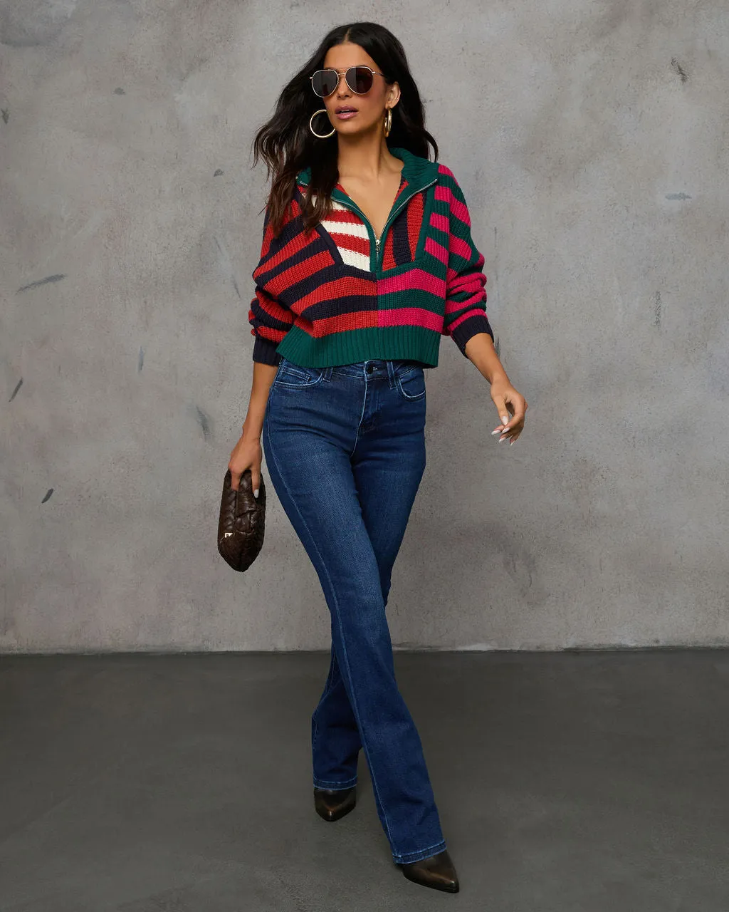 Snuggle Up Quarter Zip Sweater sold by Vici product image thumbnail 2