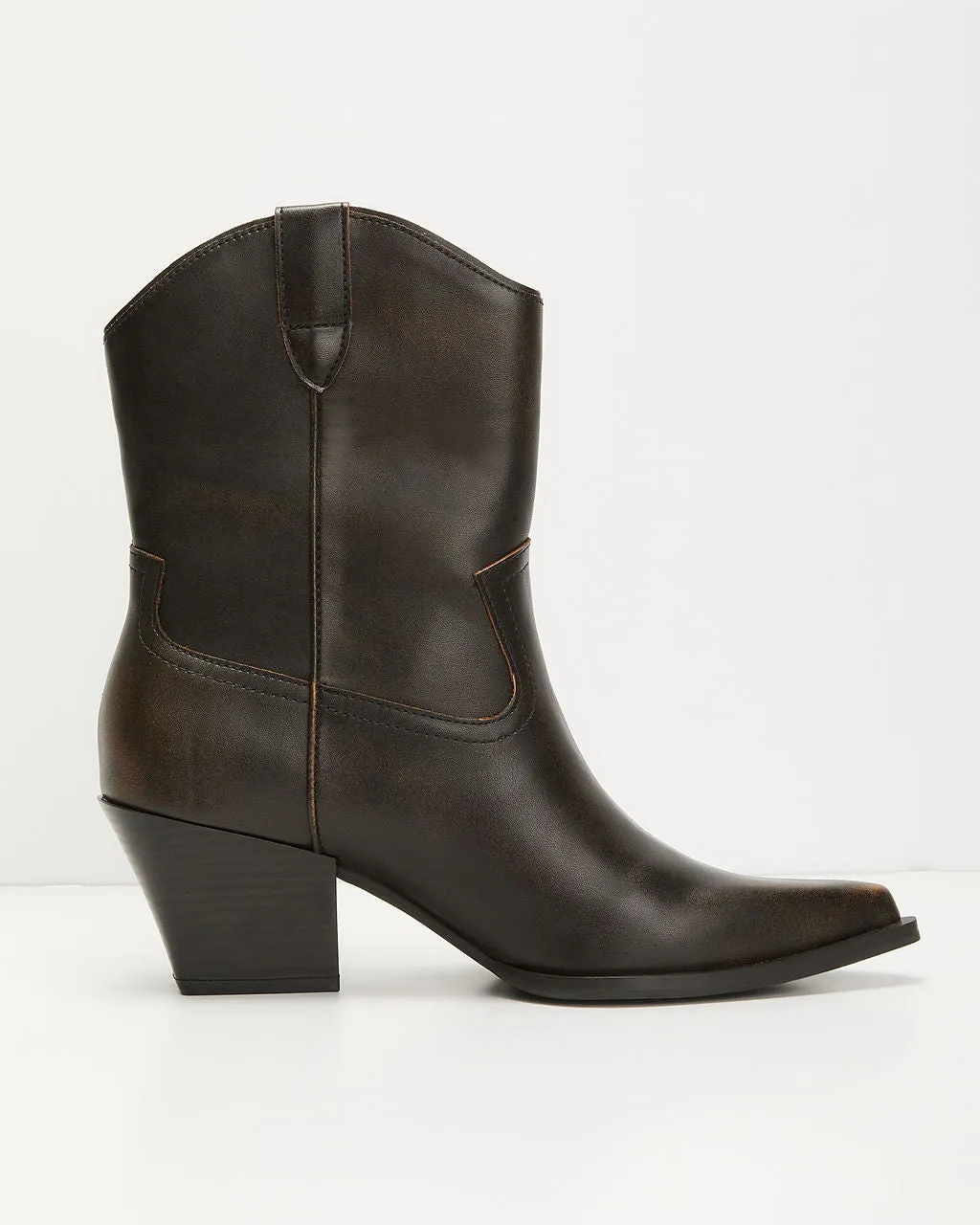 Clarkson Distressed Western Booties sold by Vici product image thumbnail 3