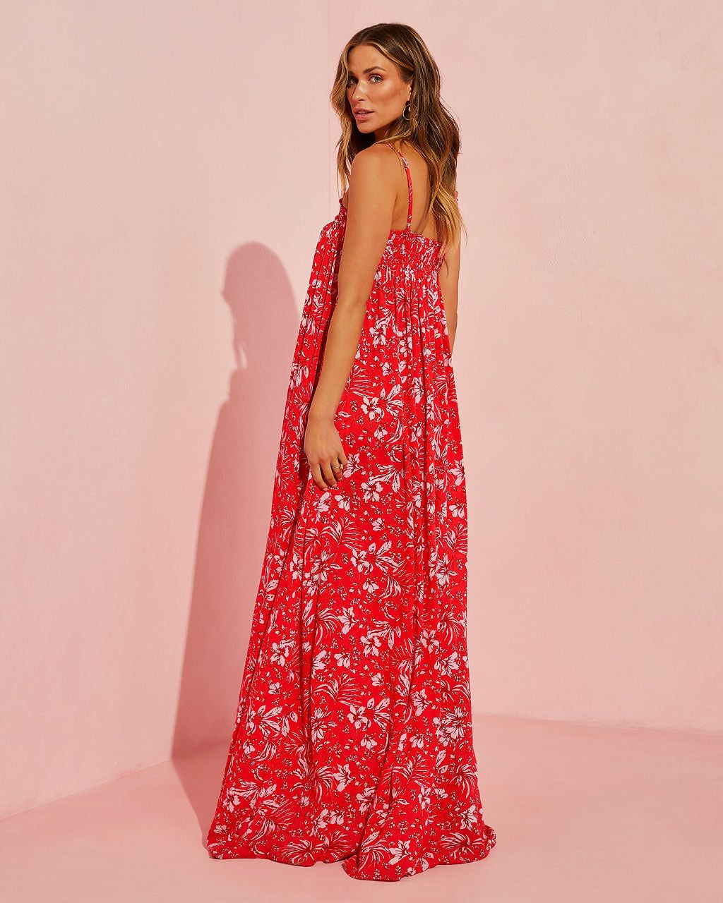 Silas Maxi Dress - Red - FINAL SALE sold by Vici product image thumbnail 2
