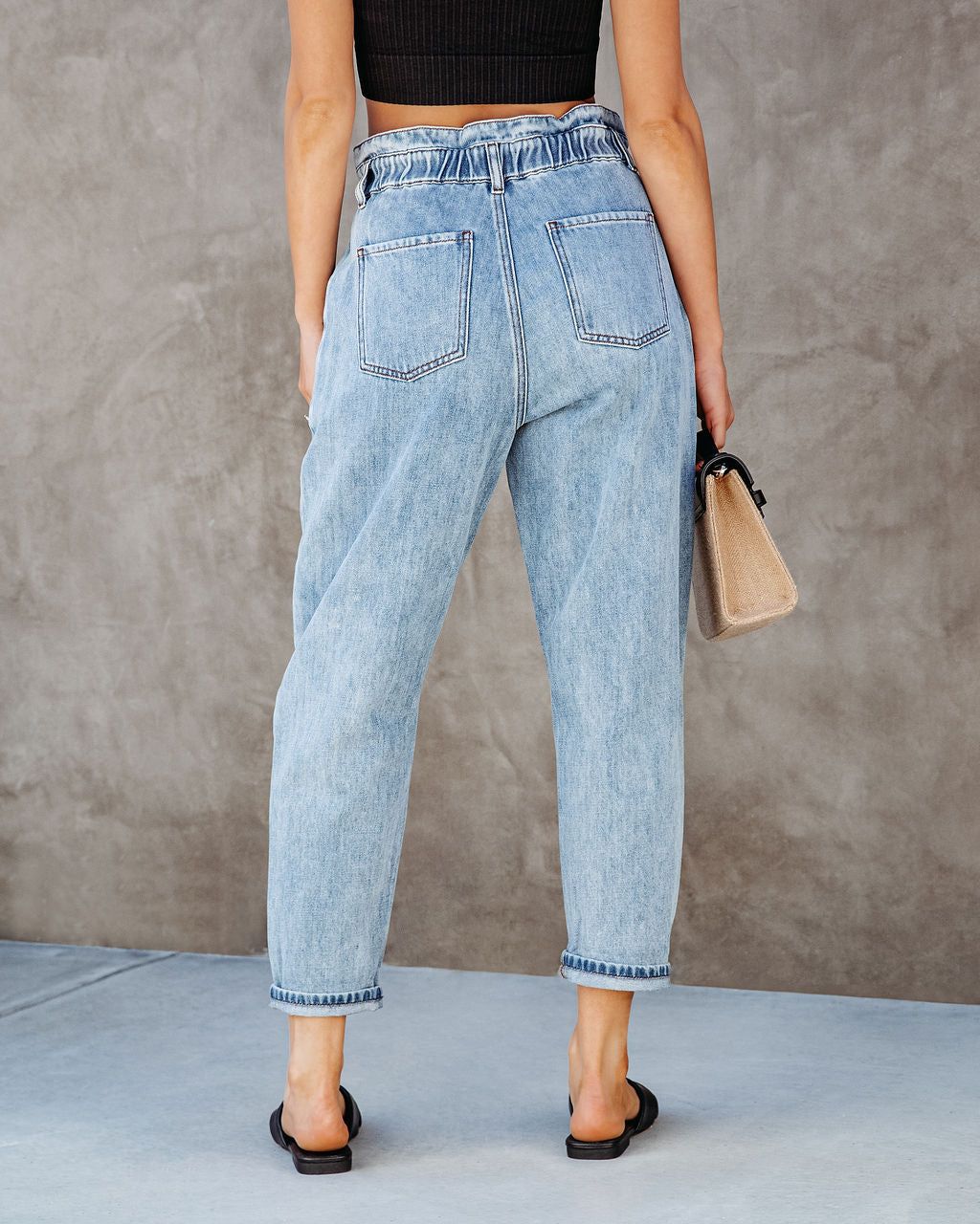 Sonnet Denim Paper Bag Pants sold by Vici product image thumbnail 4