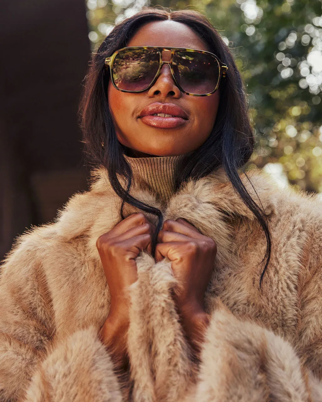 Fuzzy Feeling Faux Fur Coat sold by Vici product image thumbnail 5