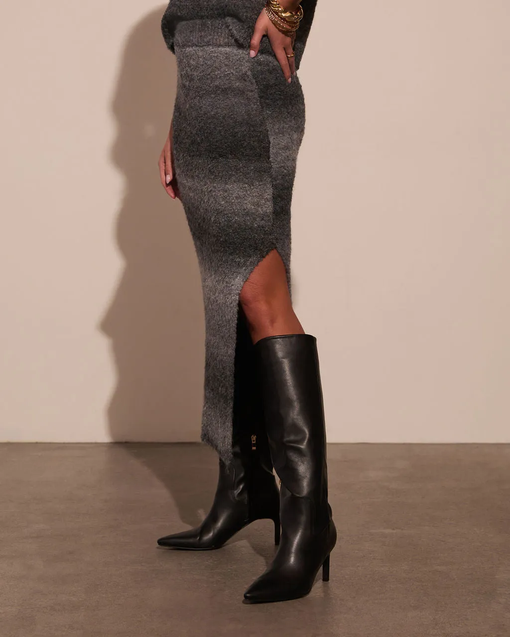 Hemma Midi Sweater Skirt sold by Vici product image thumbnail 3