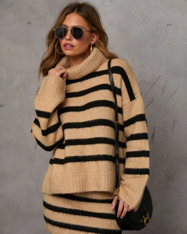 Preston Striped Sweater made by Vici