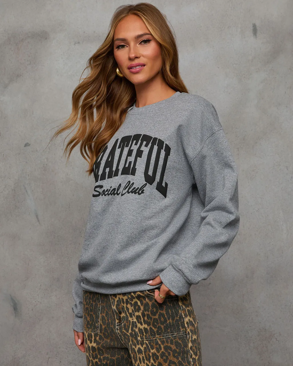 Grateful Social Club Graphic Sweatshirt sold by Vici product image thumbnail 3