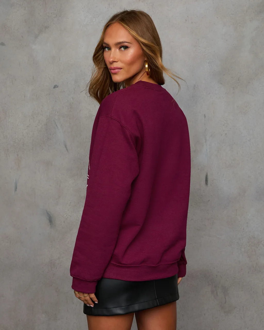 Girl Dinner Graphic Sweatshirt sold by Vici product image thumbnail 4