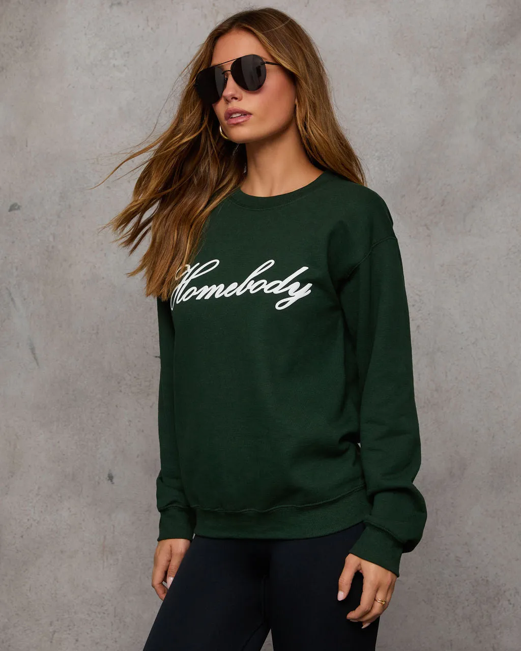Homebody Graphic Sweatshirt sold by Vici product image thumbnail 3
