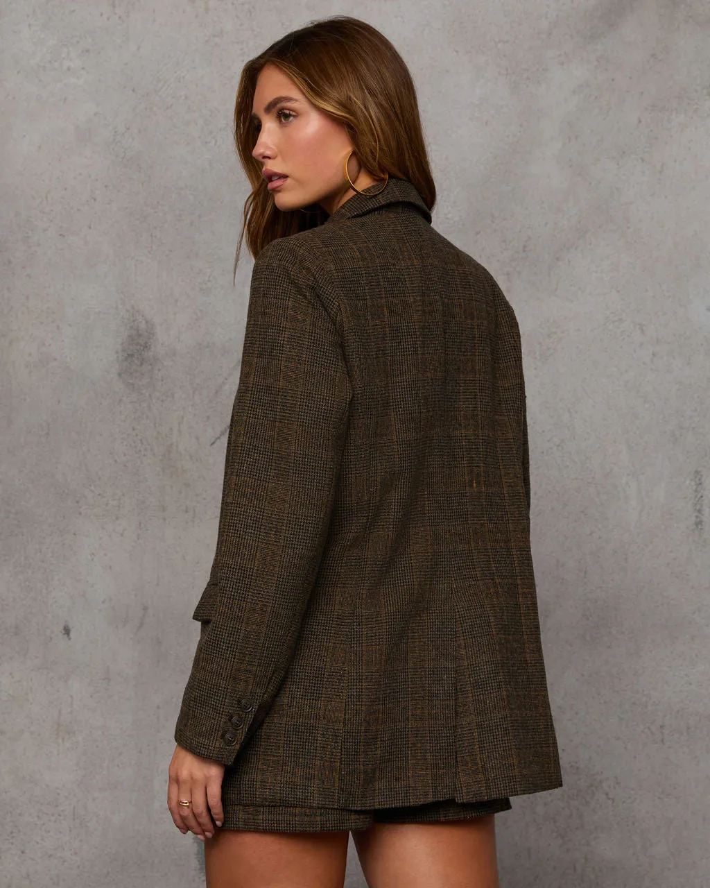 Helen Plaid Blazer sold by Vici product image thumbnail 4