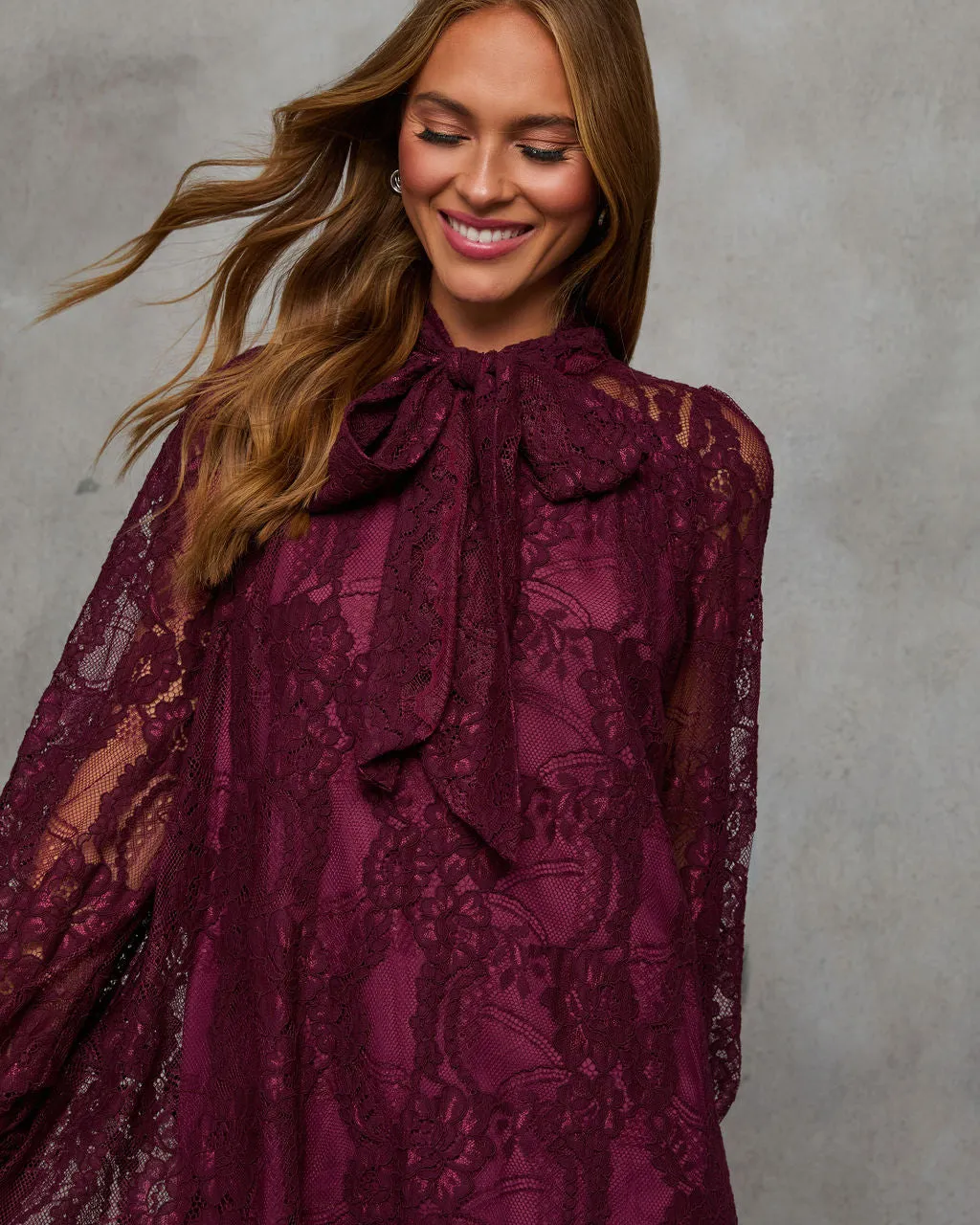 Rather Be Necktie Lace Mini Dress sold by Vici product image thumbnail 5