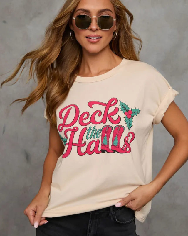 Deck The Halls Graphic Tee sold by Vici