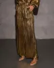Starry Night Pleated Metallic Wide Leg Pants sold by Vici