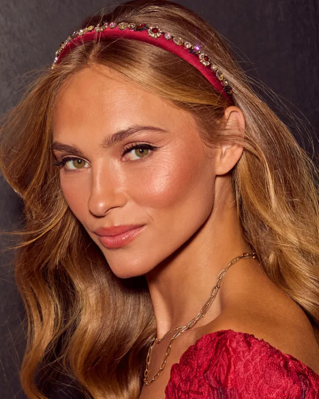 Finishing Touch Embellished Skinny Headband sold by Vici