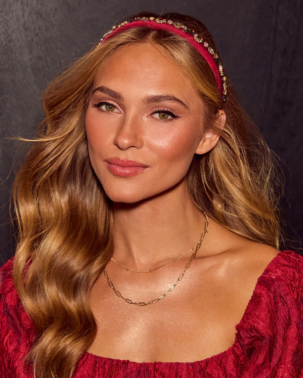 Finishing Touch Embellished Skinny Headband sold by Vici product image thumbnail 5