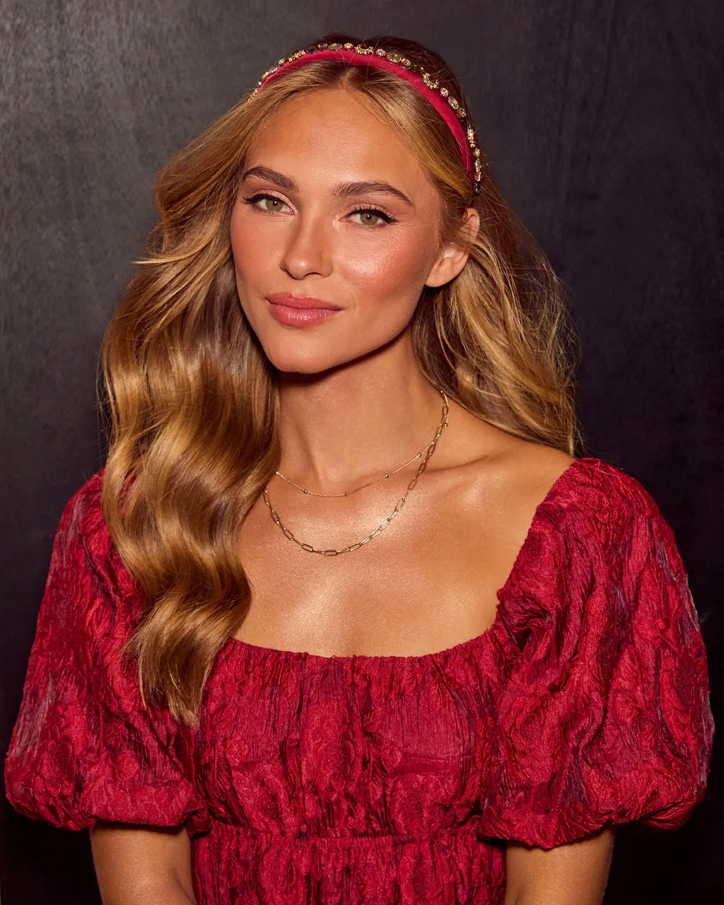 Finishing Touch Embellished Skinny Headband sold by Vici product image thumbnail 2