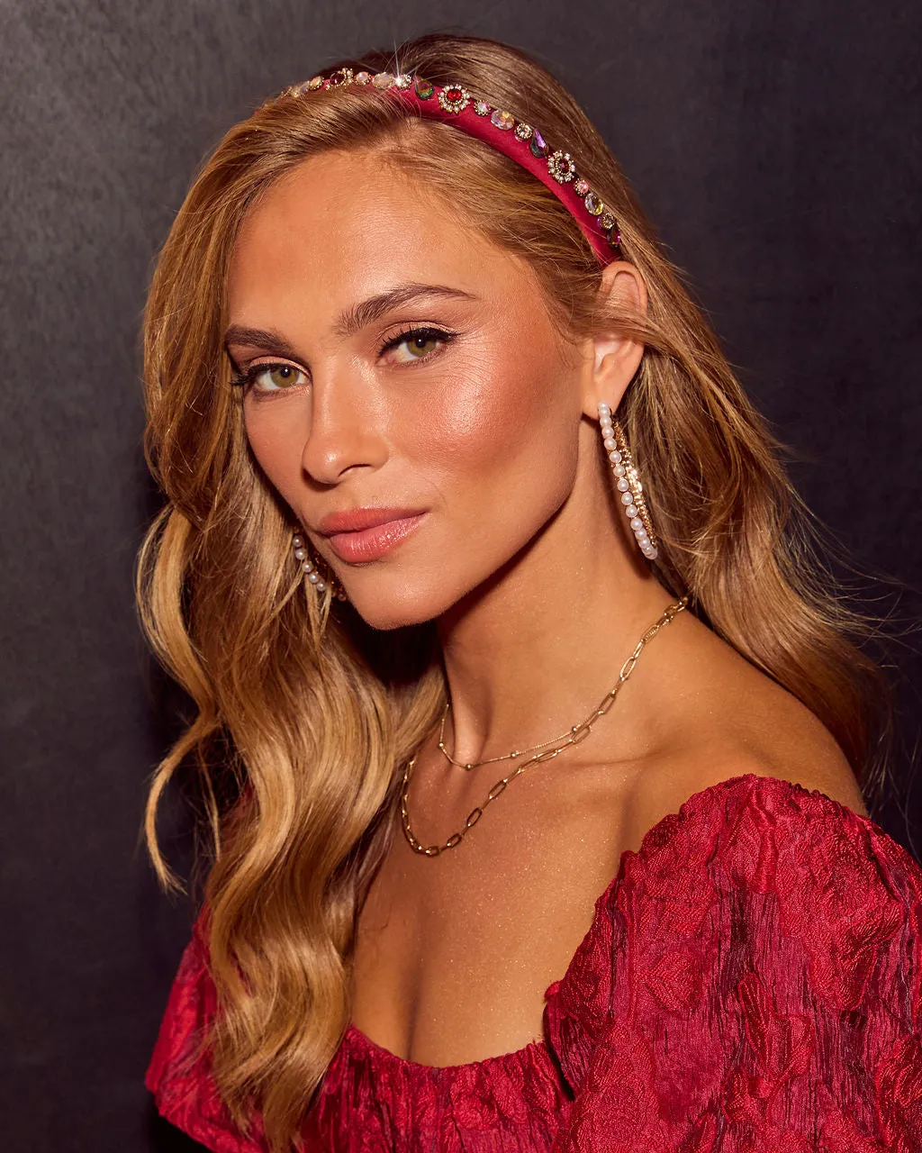 Finishing Touch Embellished Skinny Headband sold by Vici product image thumbnail 4