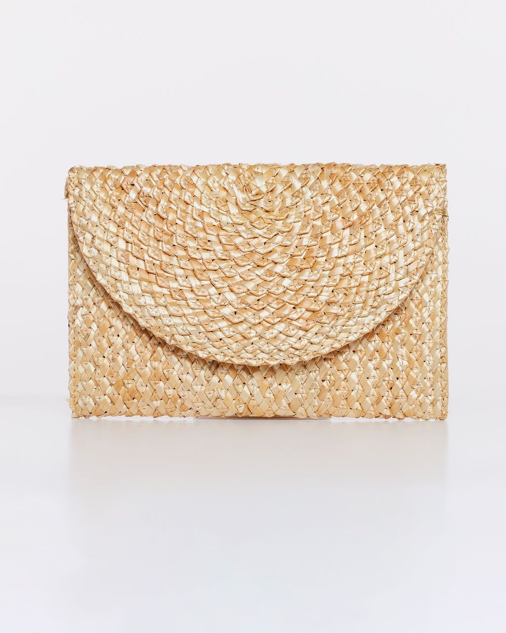 Just Beachy Straw Foldover Clutch sold by Vici product image thumbnail 3