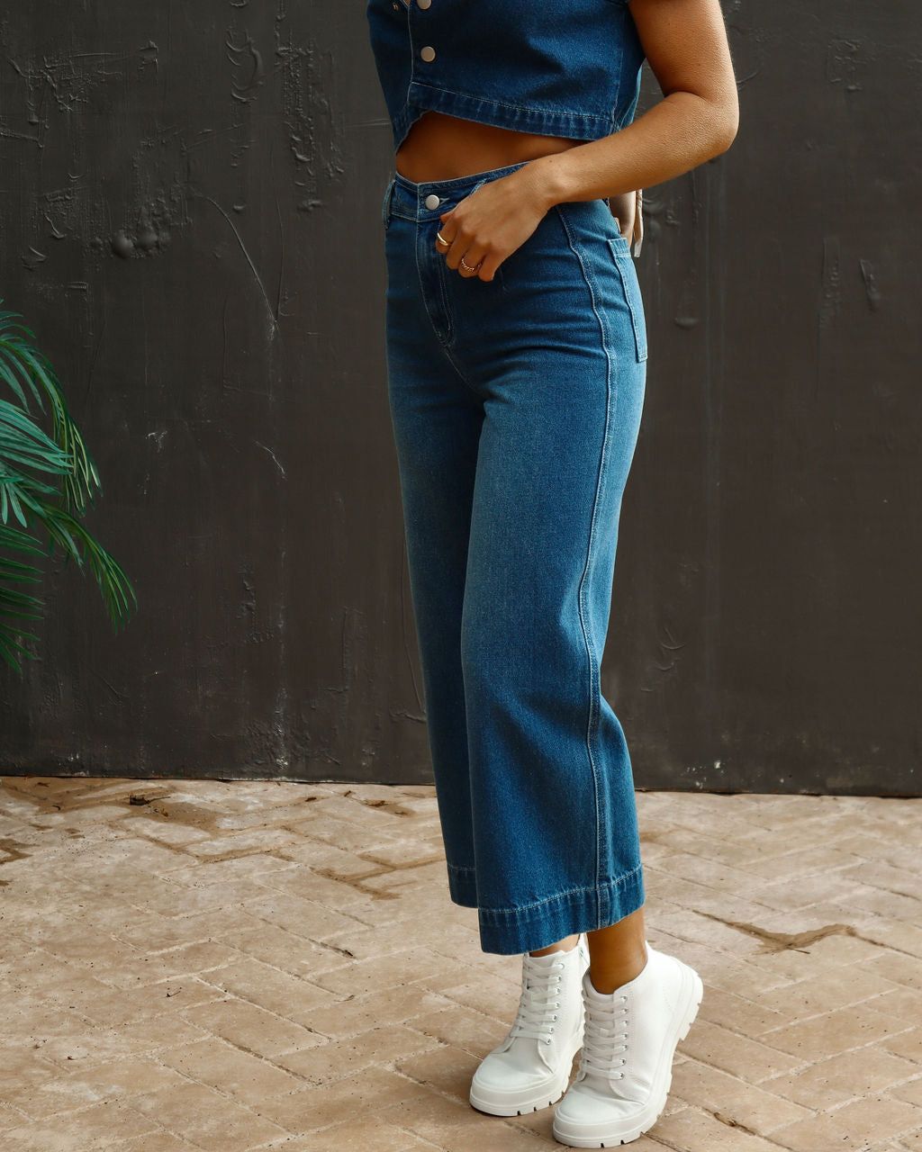 Benny High Waisted Wide Leg Jeans sold by Vici product image thumbnail 2
