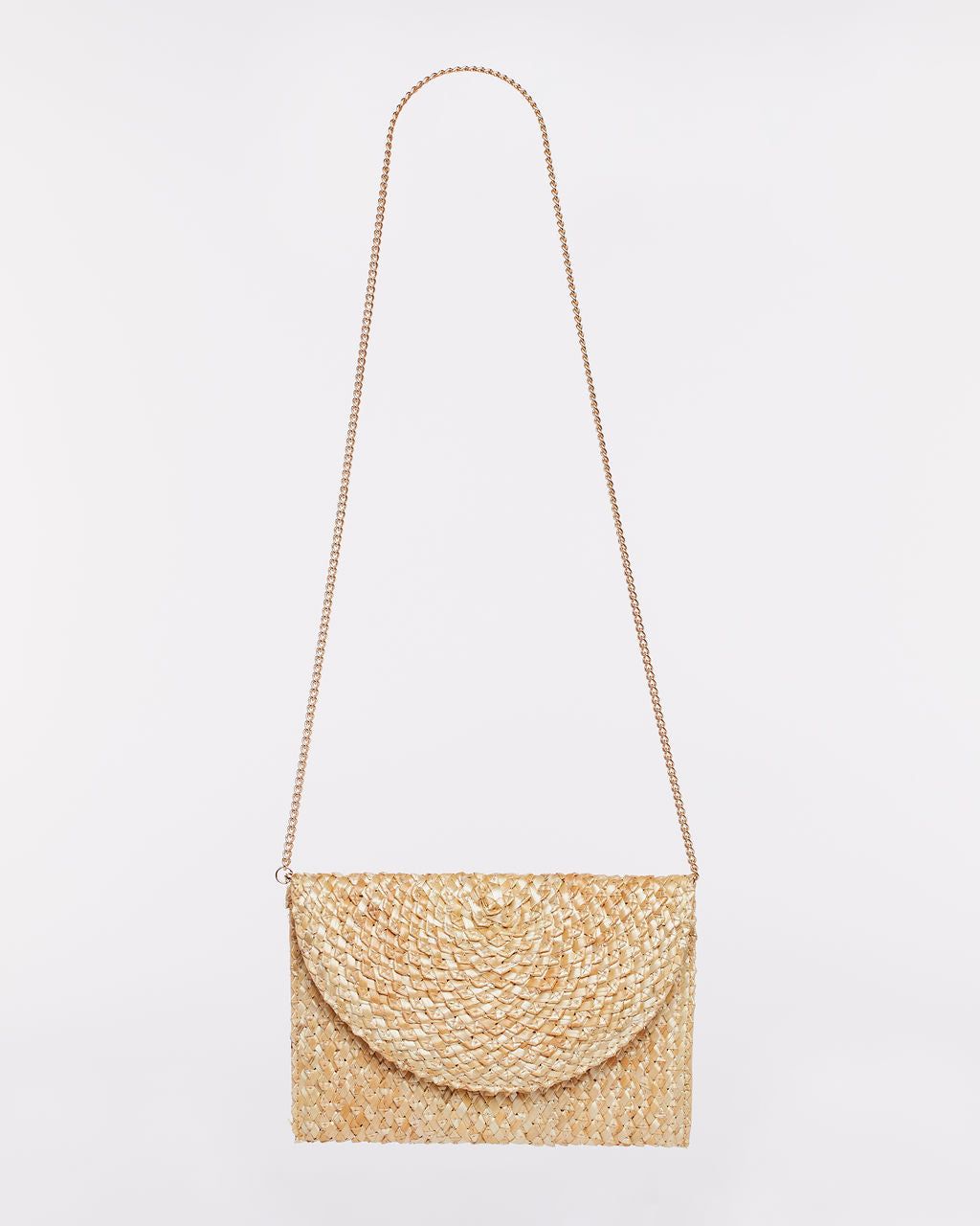 Just Beachy Straw Foldover Clutch sold by Vici product image thumbnail 2
