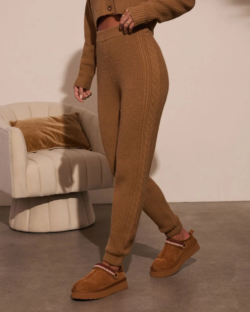 Cozy Skies High Waisted Joggers sold by Vici product image thumbnail 3
