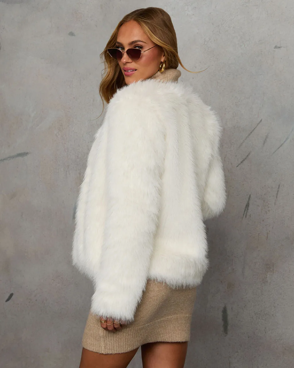 Warm Gather Faux Fur Coat sold by Vici product image thumbnail 4